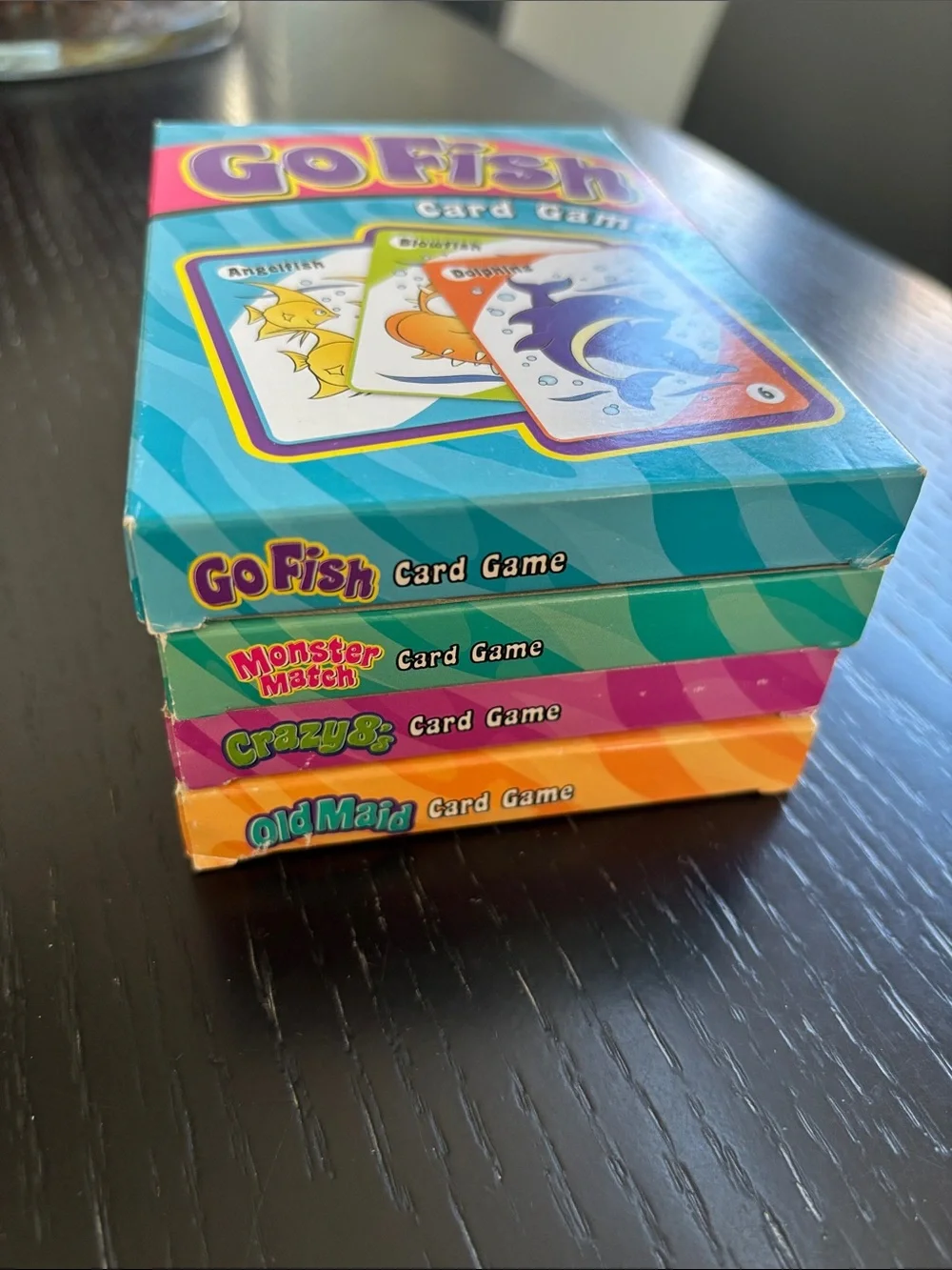 Classic Kids Card Game Set - Orange, Blue, Purple, Teal